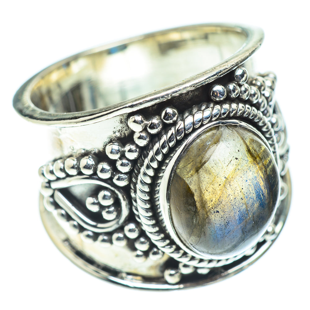 Labradorite Rings handcrafted by Anasilvercos - RING55833