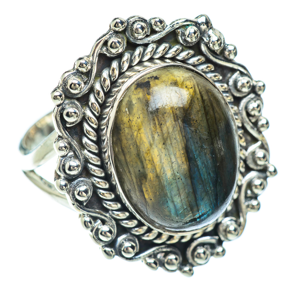 Labradorite Rings handcrafted by Anasilvercos - RING55835