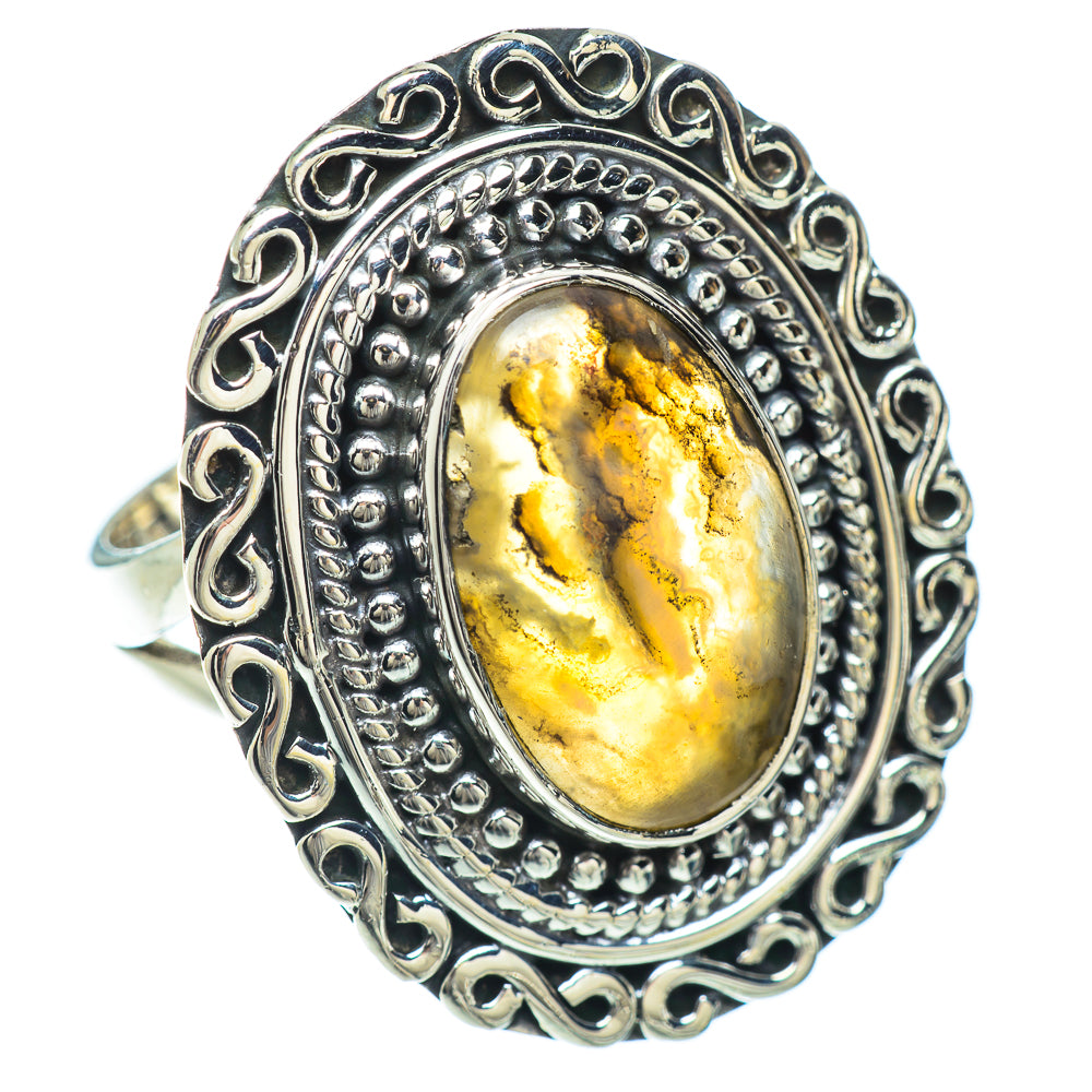 Montana Agate Rings handcrafted by Anasilvercos - RING55845