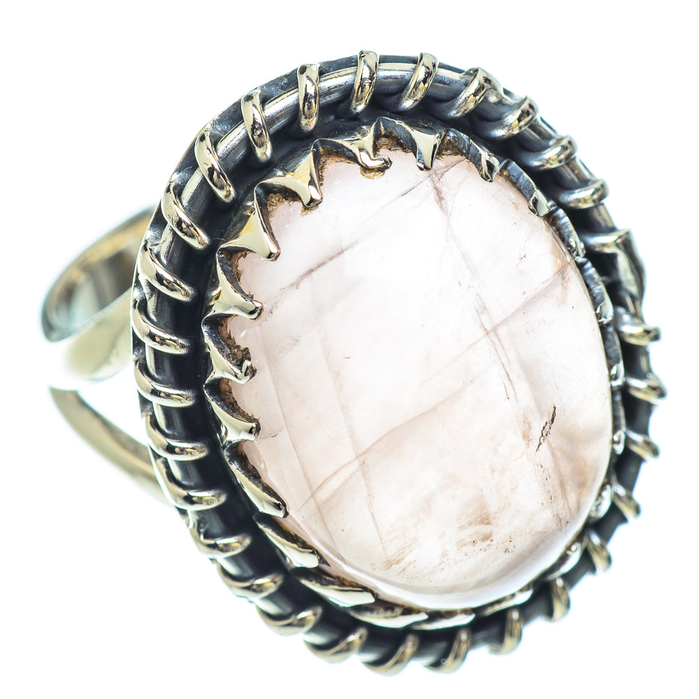Rose Quartz Rings handcrafted by Anasilvercos - RING55853