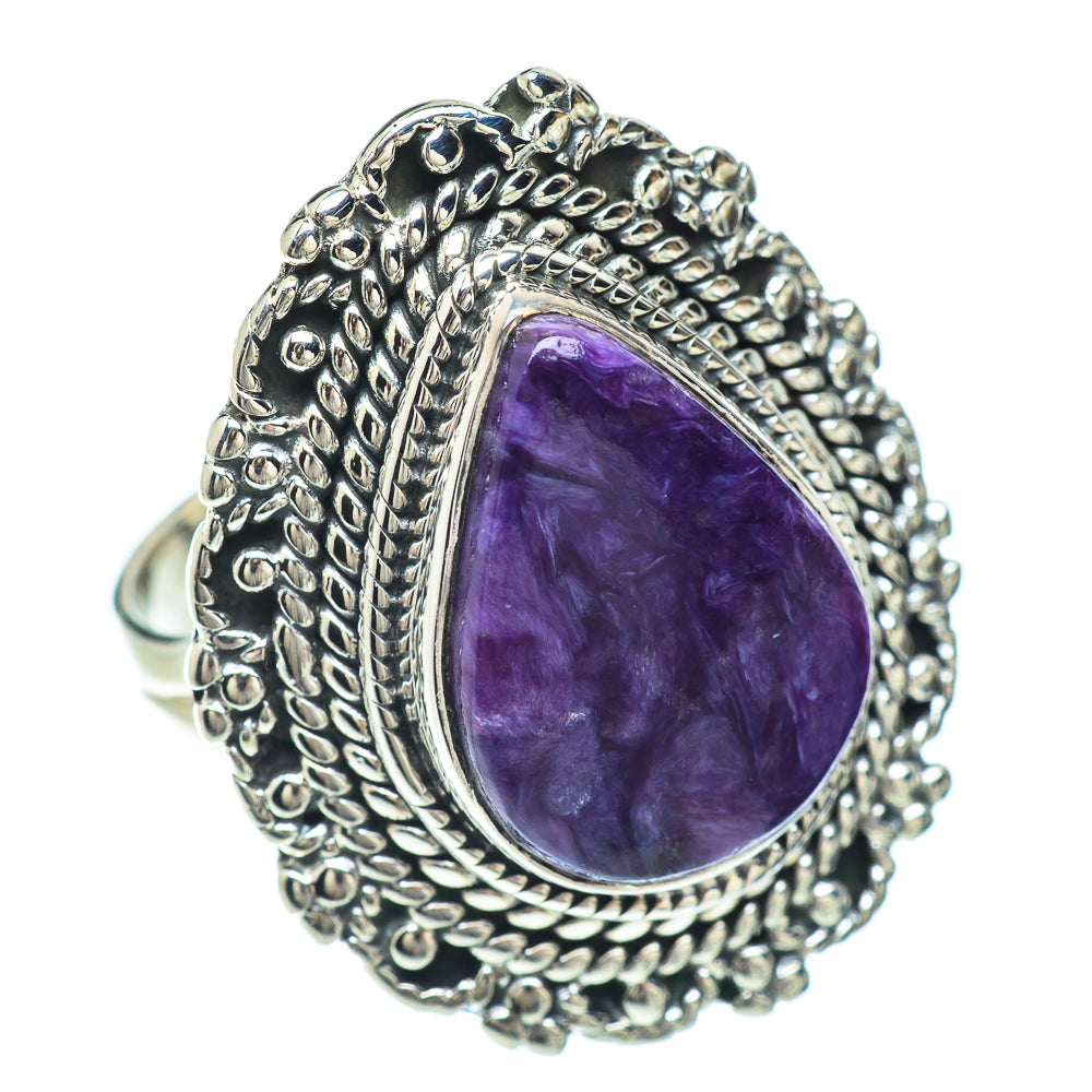 Charoite Rings handcrafted by Anasilvercos - RING55860