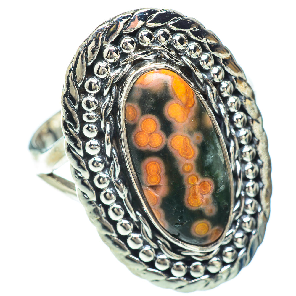 Ocean Jasper Rings handcrafted by Anasilvercos - RING55867