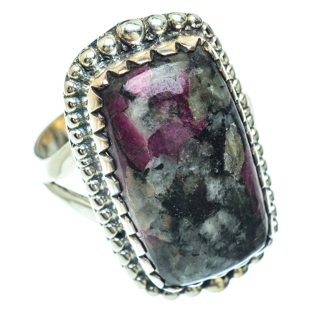 Russian Eudialyte Rings handcrafted by Anasilvercos - RING55895