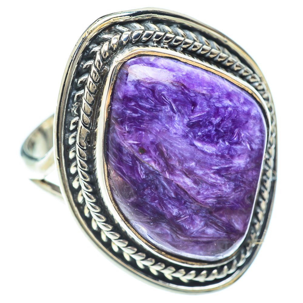 Charoite Rings handcrafted by Anasilvercos - RING55896