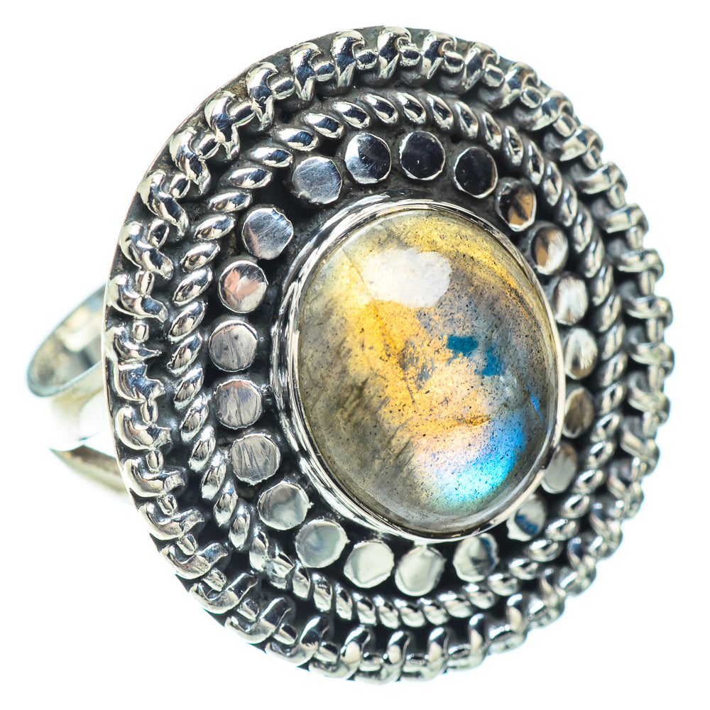 Labradorite Rings handcrafted by Anasilvercos - RING55906