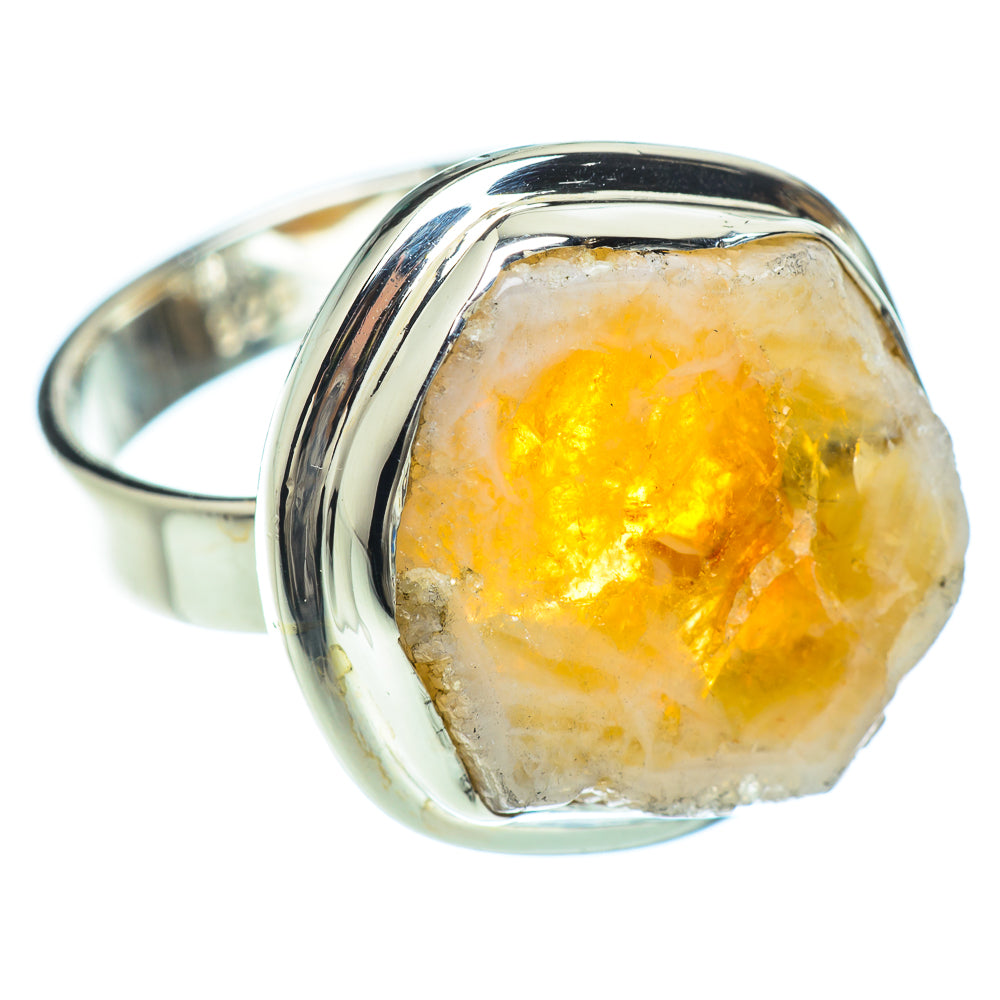 Citrine Rings handcrafted by Anasilvercos - RING55919
