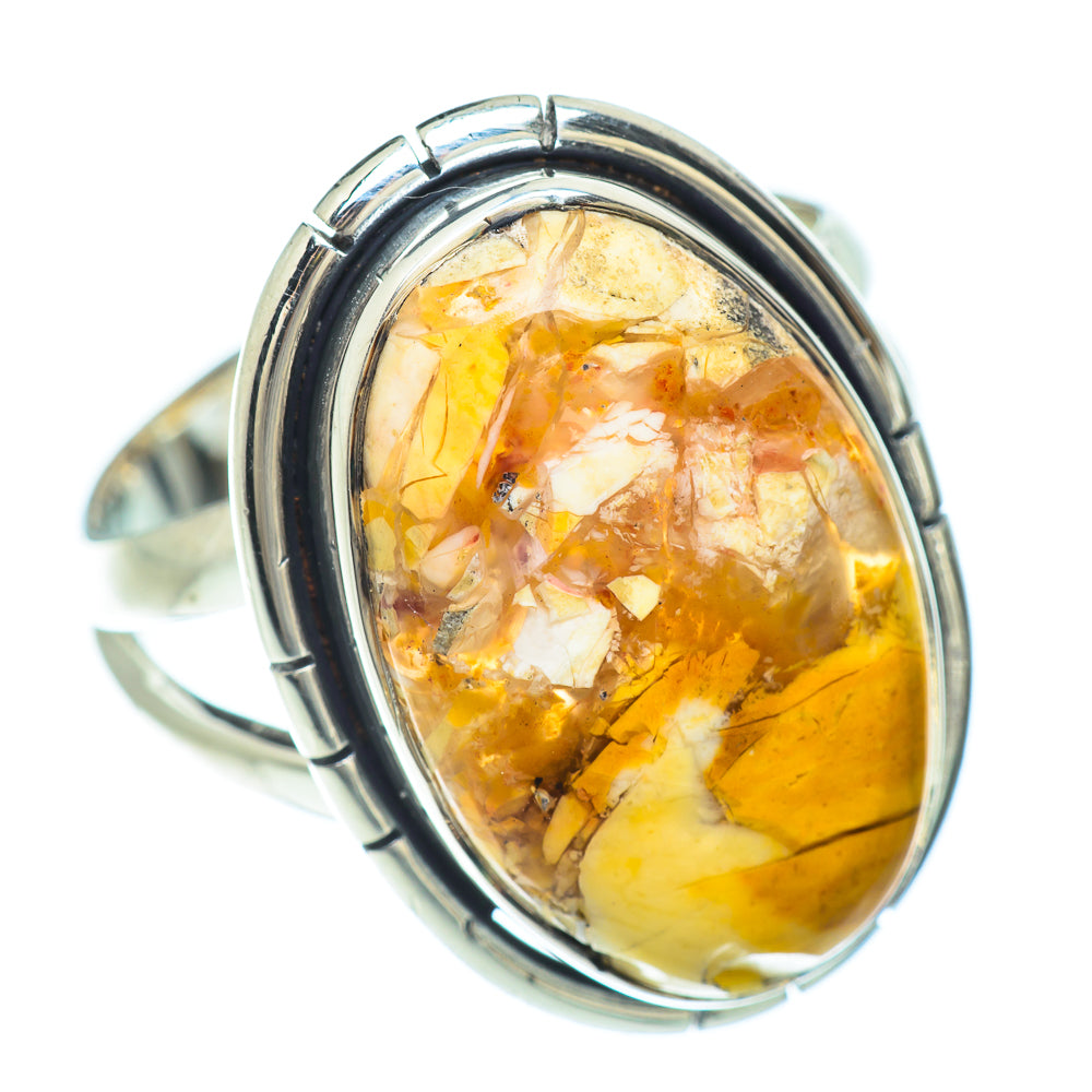 Brecciated Mookaite Rings handcrafted by Anasilvercos - RING55920