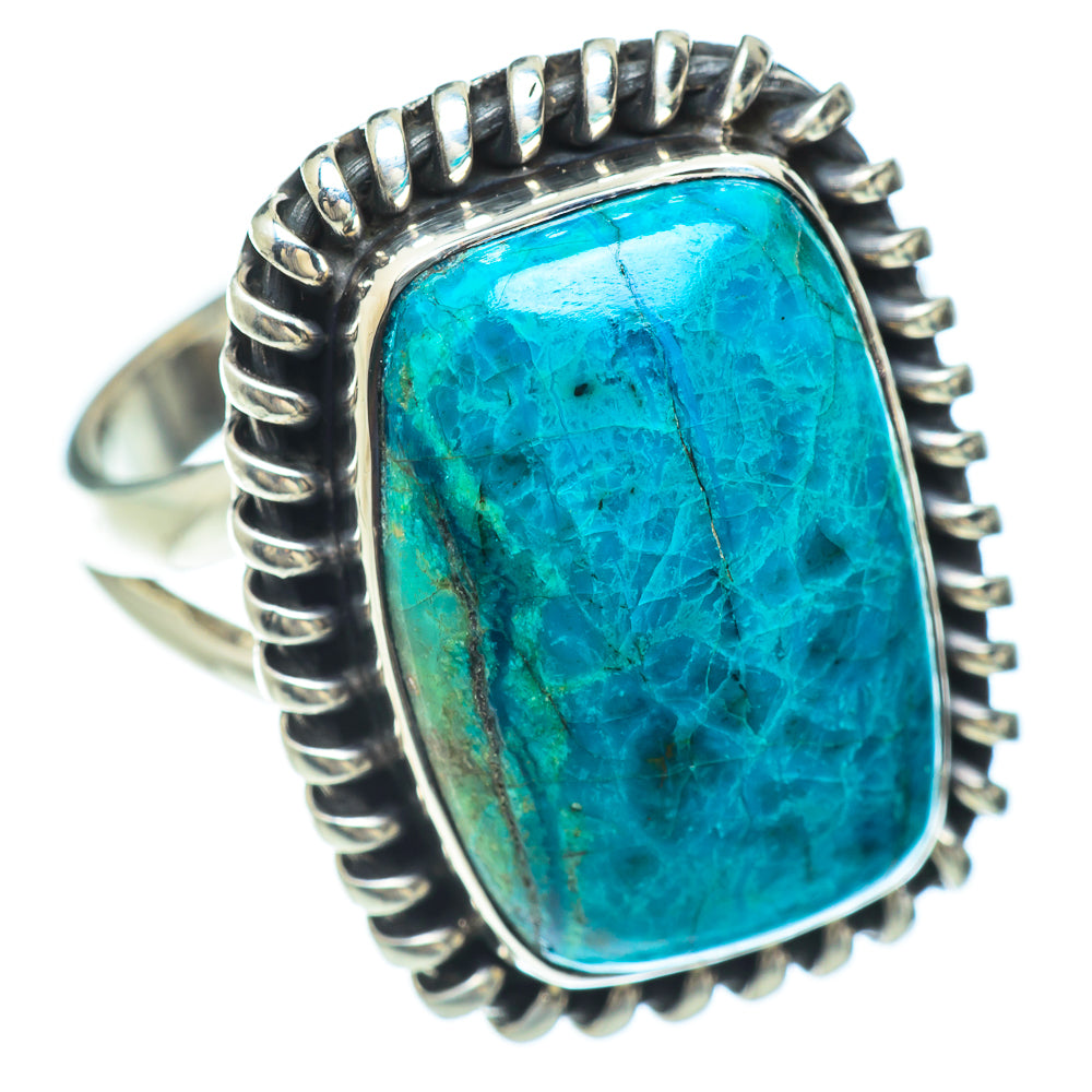 Chrysocolla Rings handcrafted by Anasilvercos - RING55938