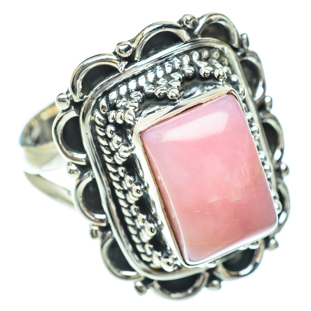 Pink Opal Rings handcrafted by Anasilvercos - RING55952