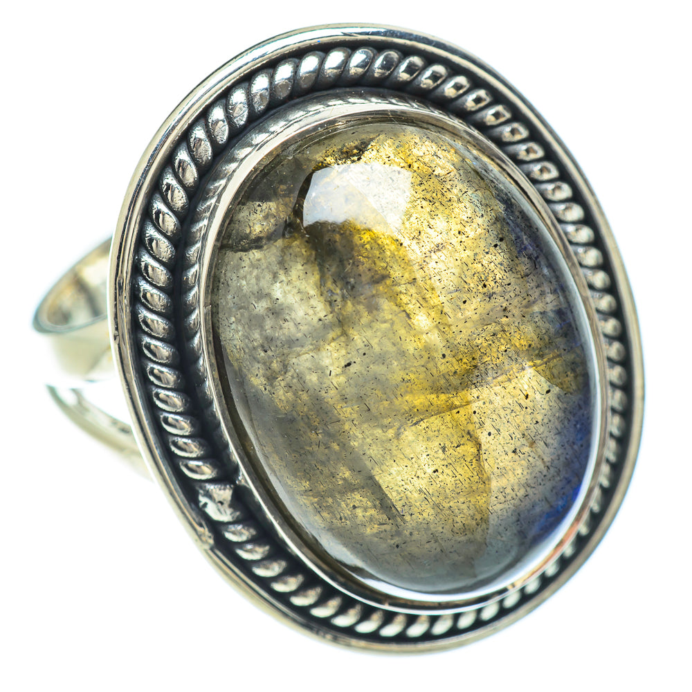 Labradorite Rings handcrafted by Anasilvercos - RING55966