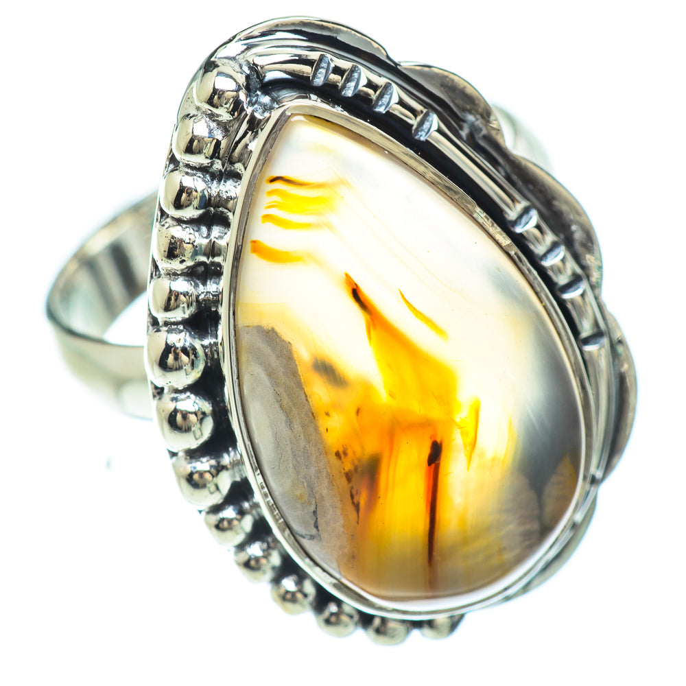 Montana Agate Rings handcrafted by Anasilvercos - RING55975