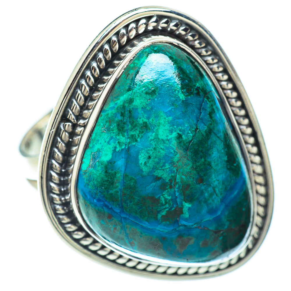 Chrysocolla Rings handcrafted by Anasilvercos - RING55994