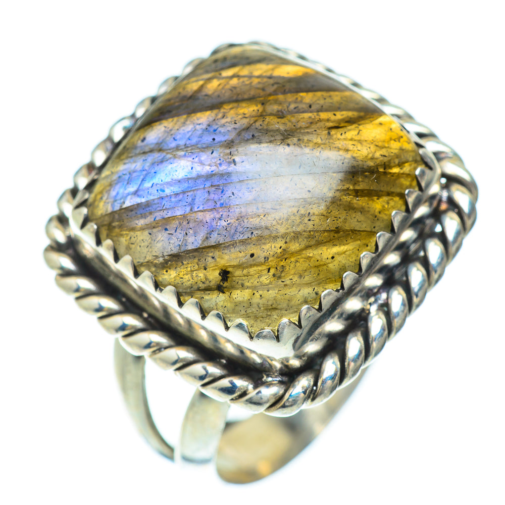 Labradorite Rings handcrafted by Anasilvercos - RING55995