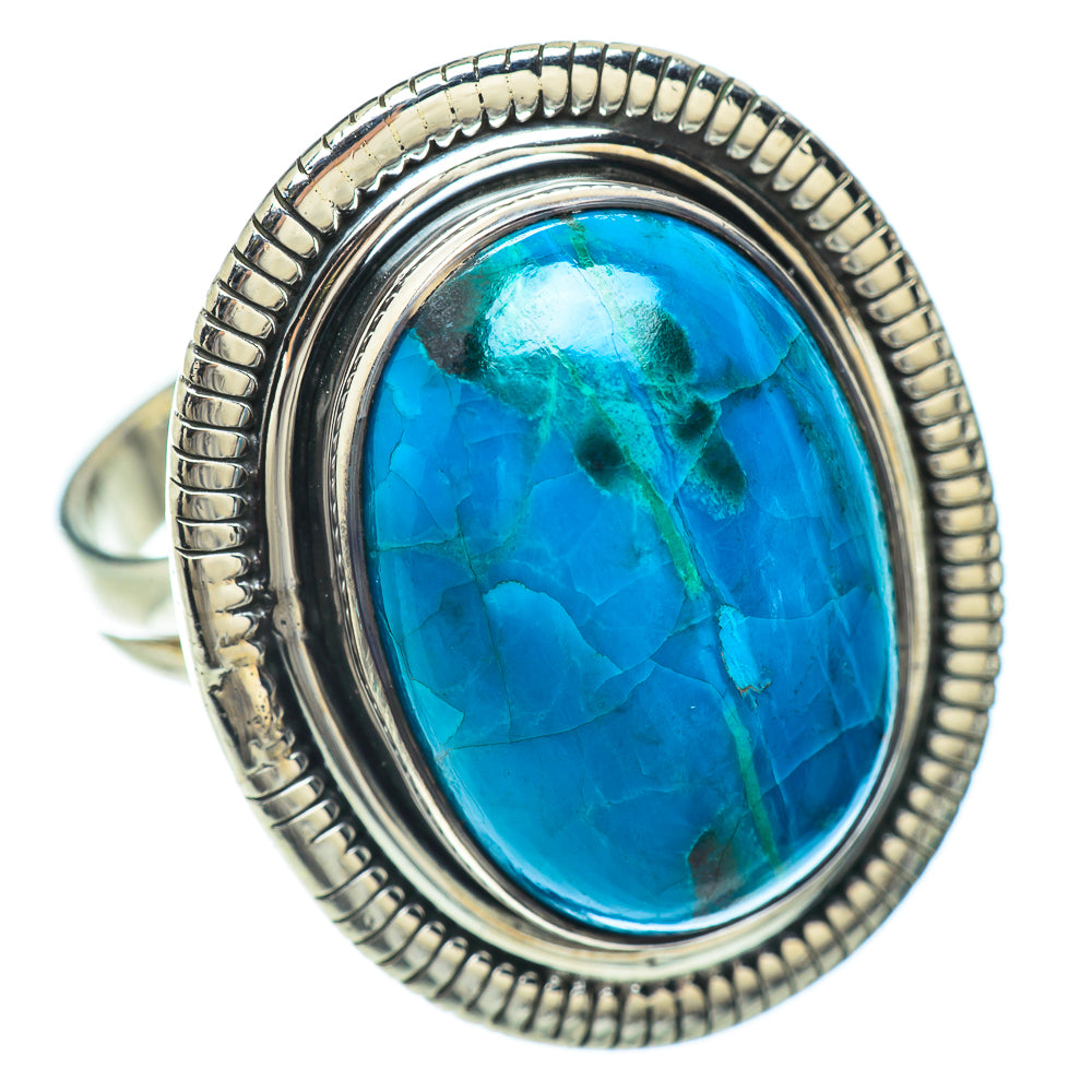 Chrysocolla Rings handcrafted by Anasilvercos - RING55998