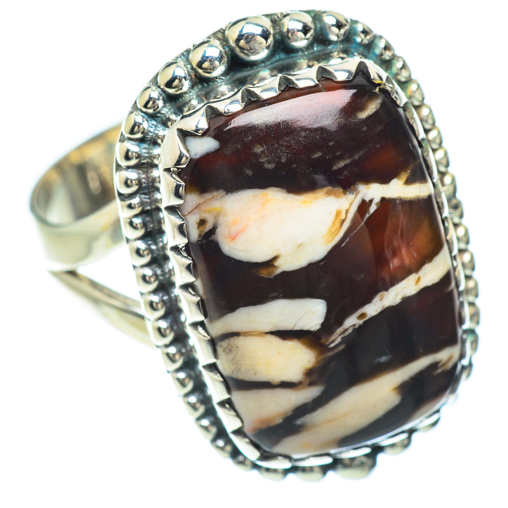 Peanut Wood Jasper Rings handcrafted by Anasilvercos - RING56007