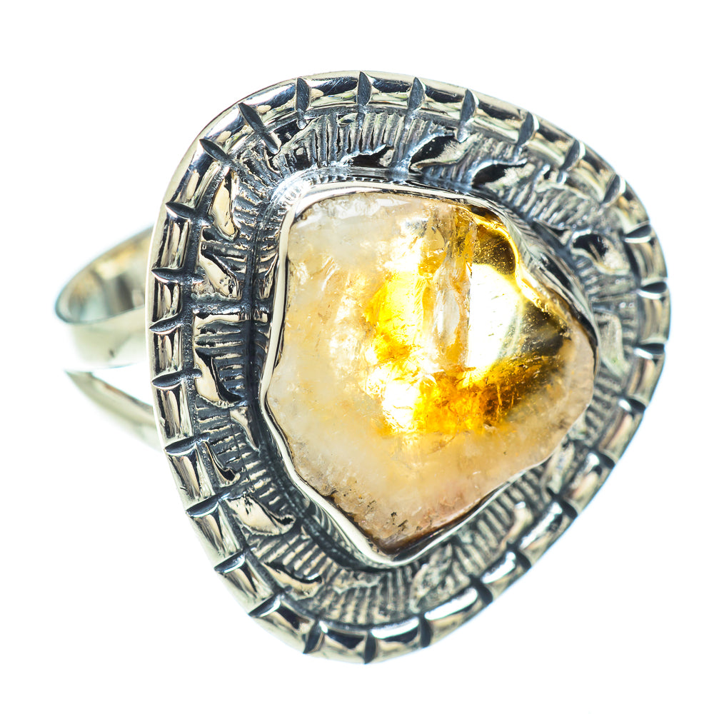 Citrine Rings handcrafted by Anasilvercos - RING56010