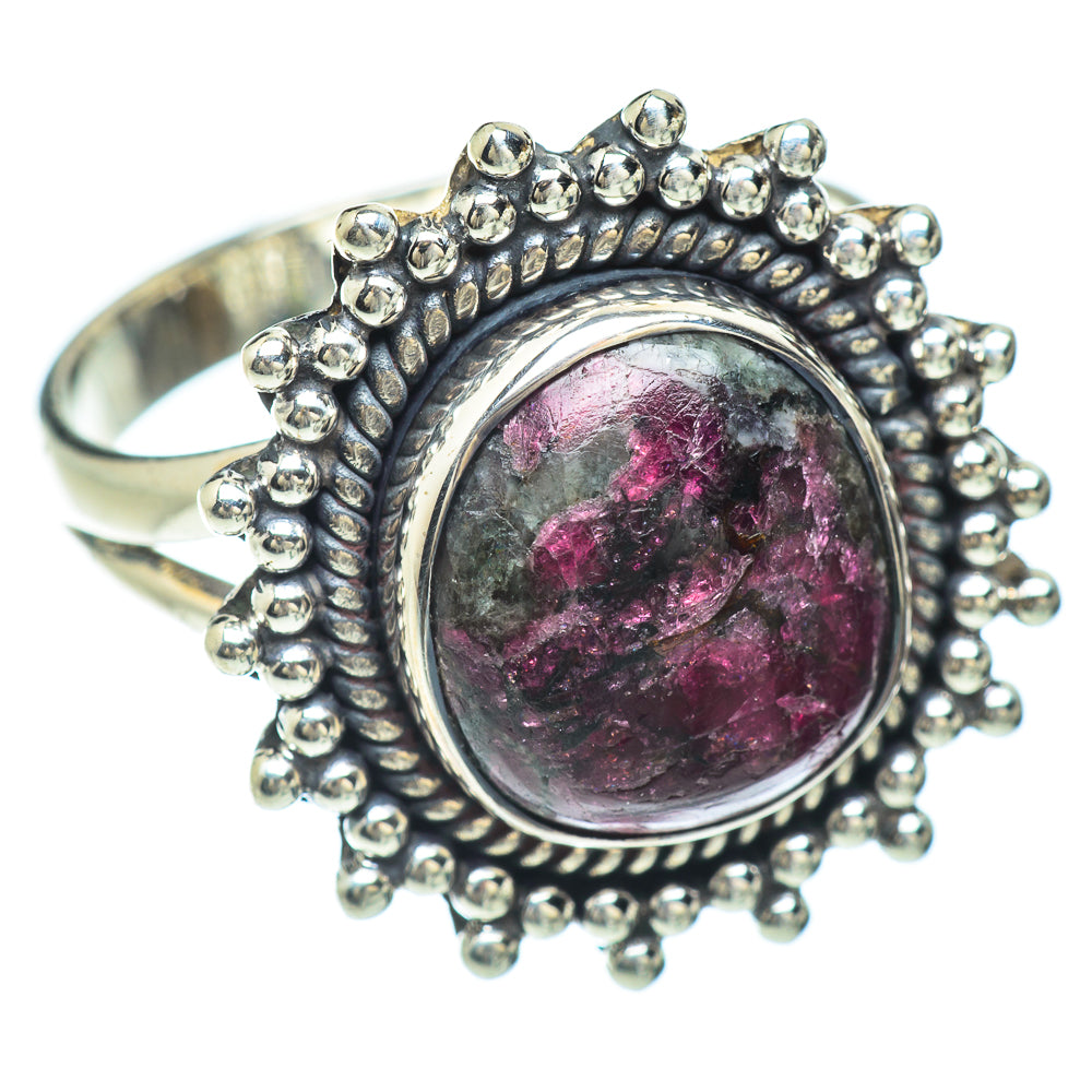 Russian Eudialyte Rings handcrafted by Anasilvercos - RING56012