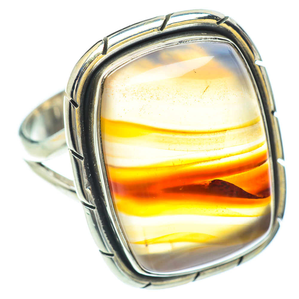 Montana Agate Rings handcrafted by Anasilvercos - RING56040