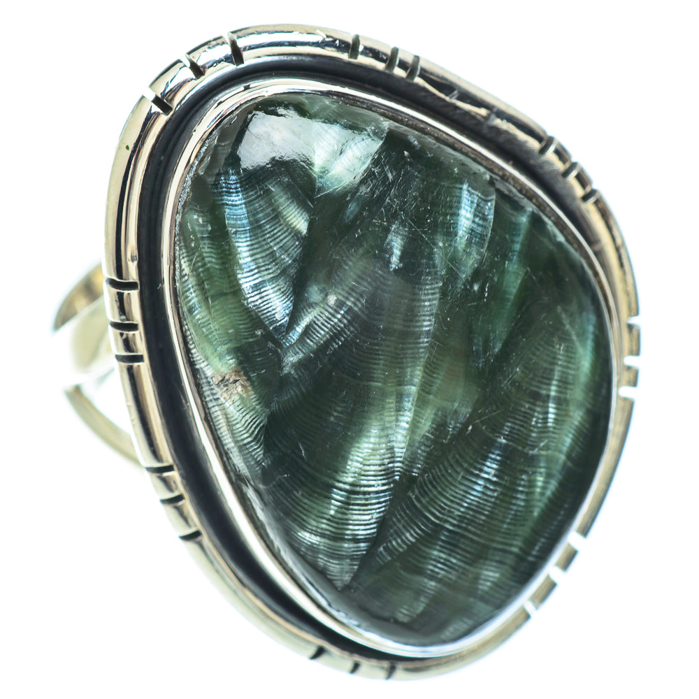 Seraphinite Rings handcrafted by Anasilvercos - RING56058