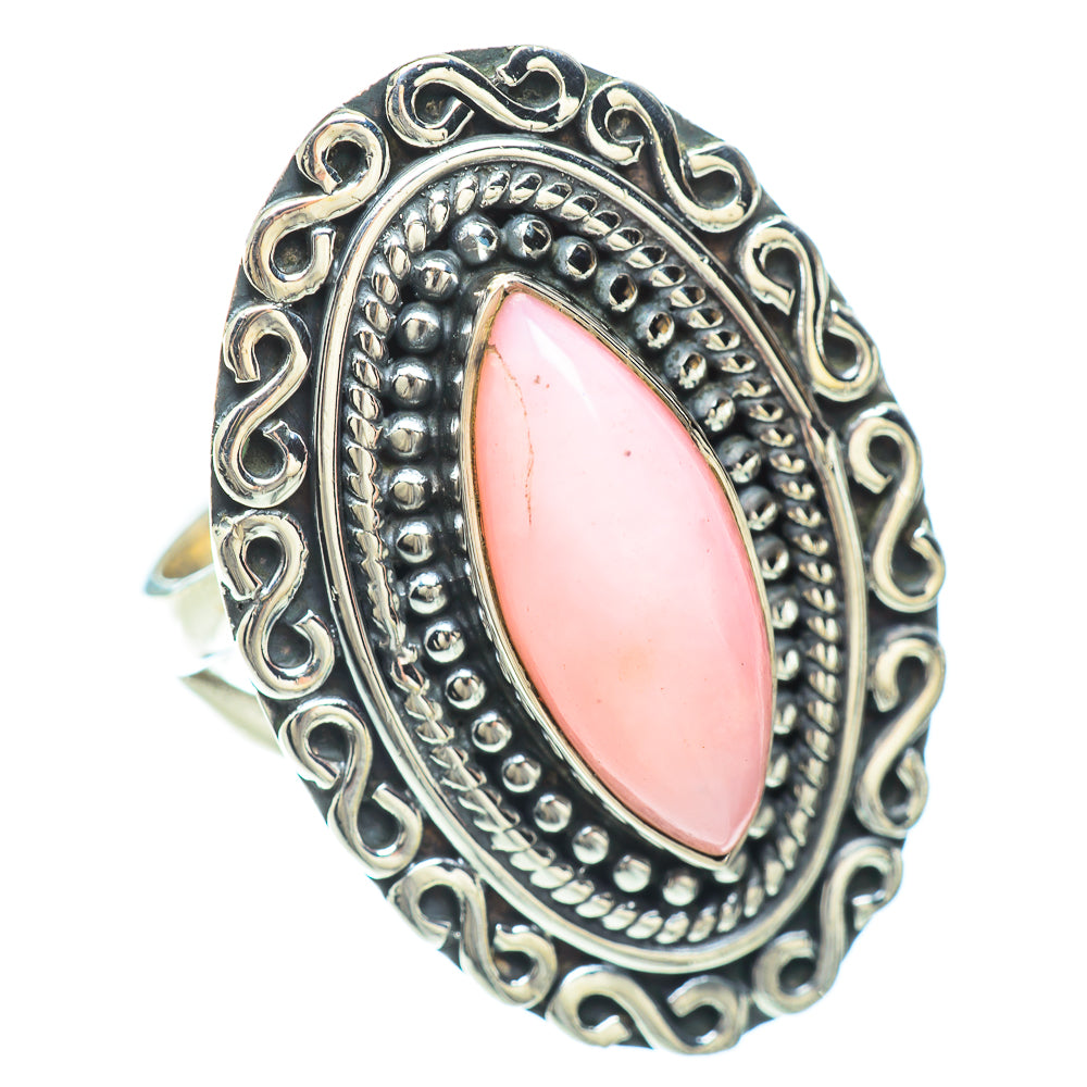 Pink Opal Rings handcrafted by Anasilvercos - RING56068