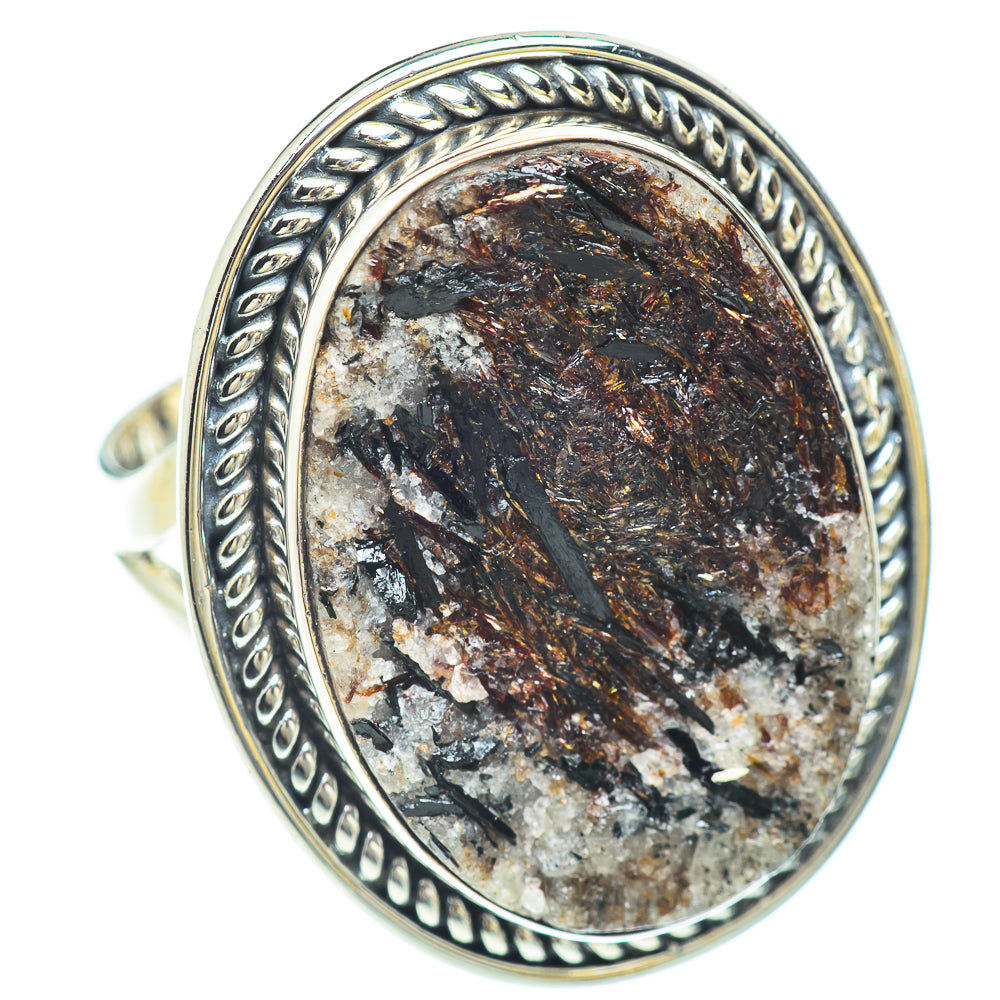 Astrophyllite Rings handcrafted by Anasilvercos - RING56087