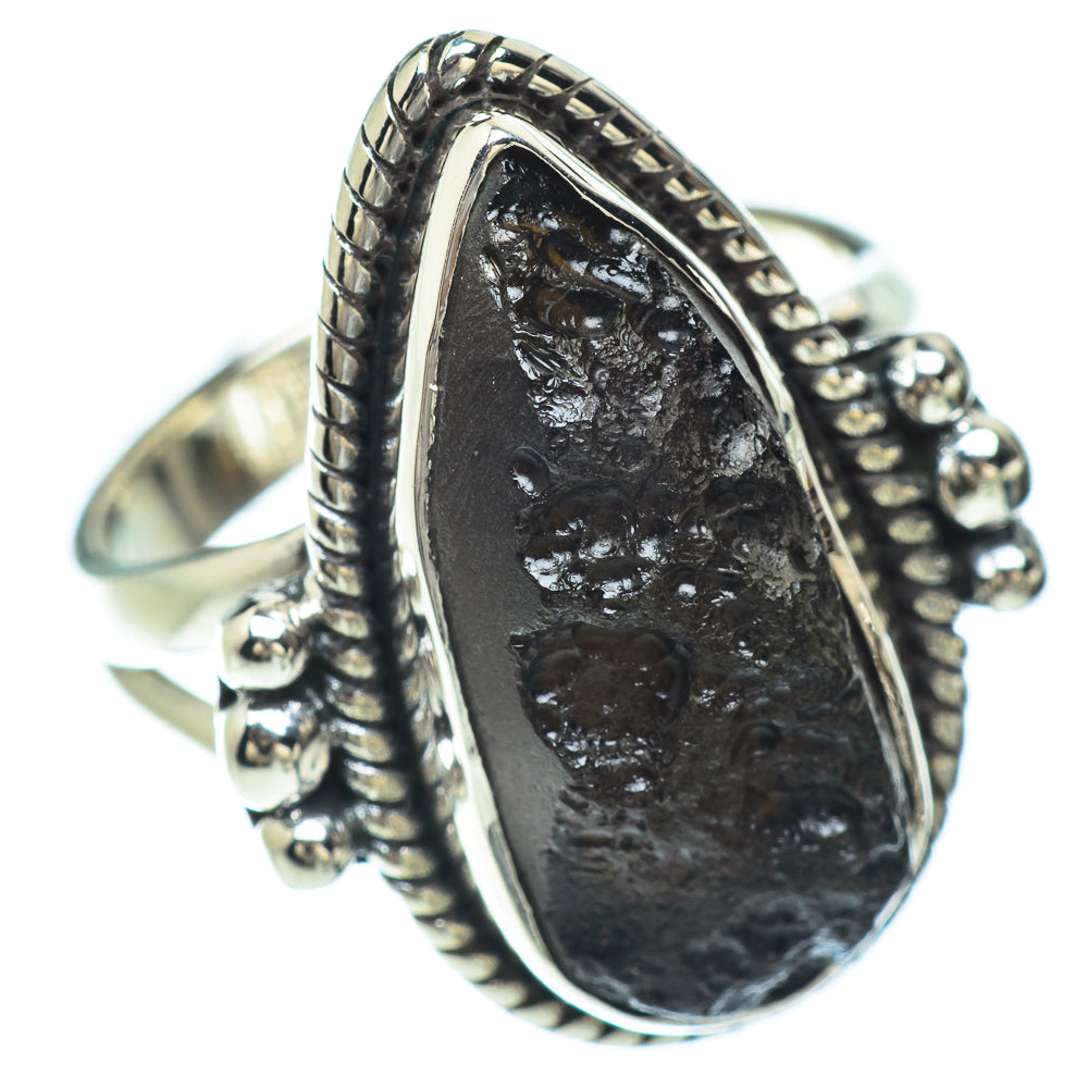Tektite Rings handcrafted by Anasilvercos - RING56098