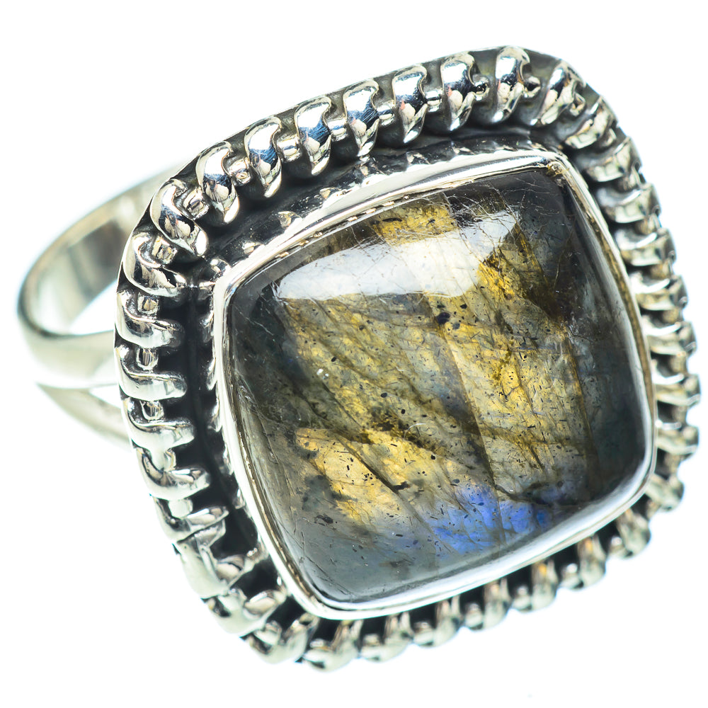 Labradorite Rings handcrafted by Anasilvercos - RING56106