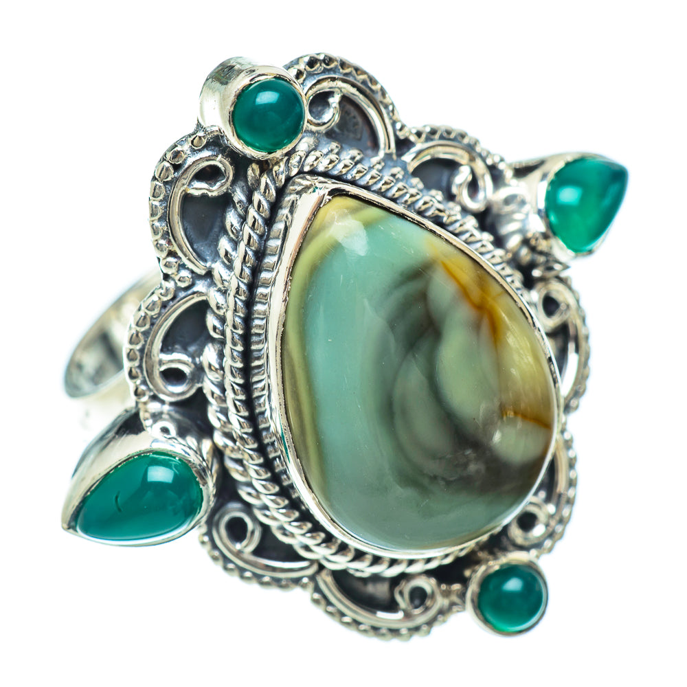 Willow Creek Jasper Rings handcrafted by Anasilvercos - RING56148