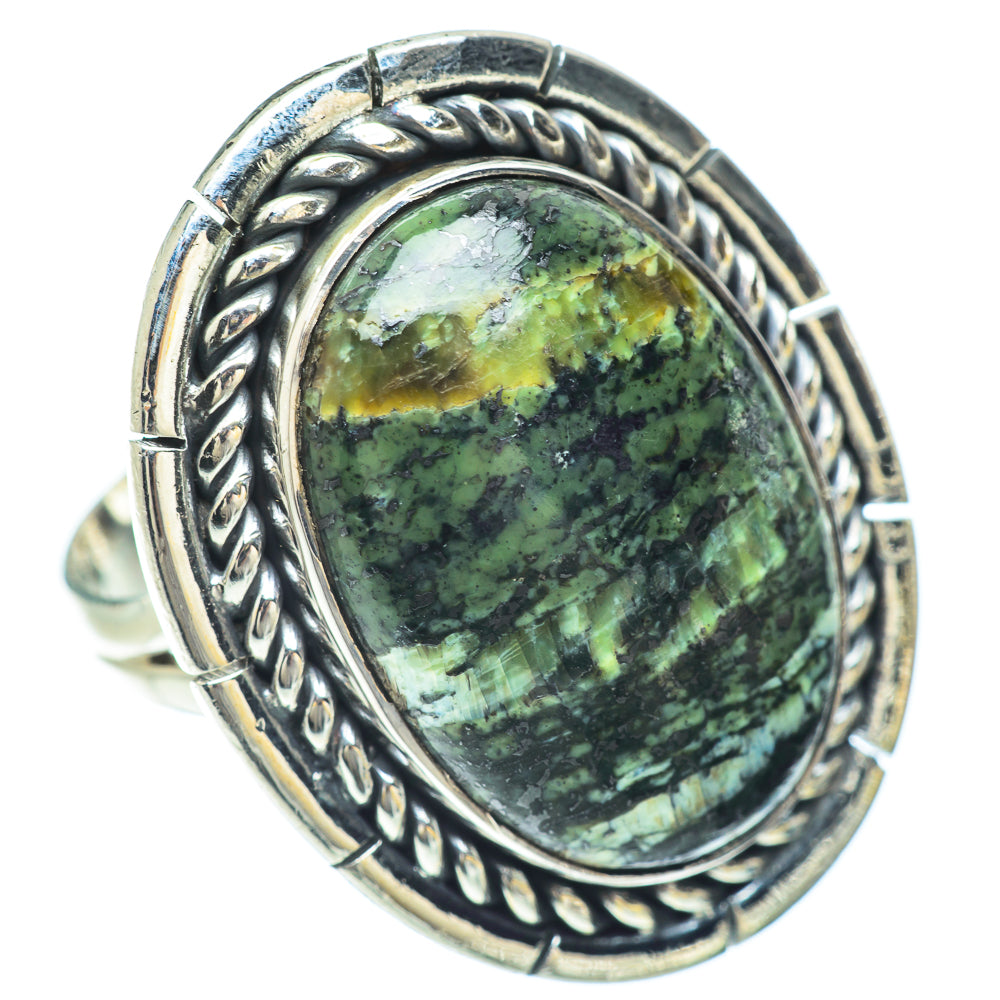 Seraphinite Rings handcrafted by Anasilvercos - RING56149