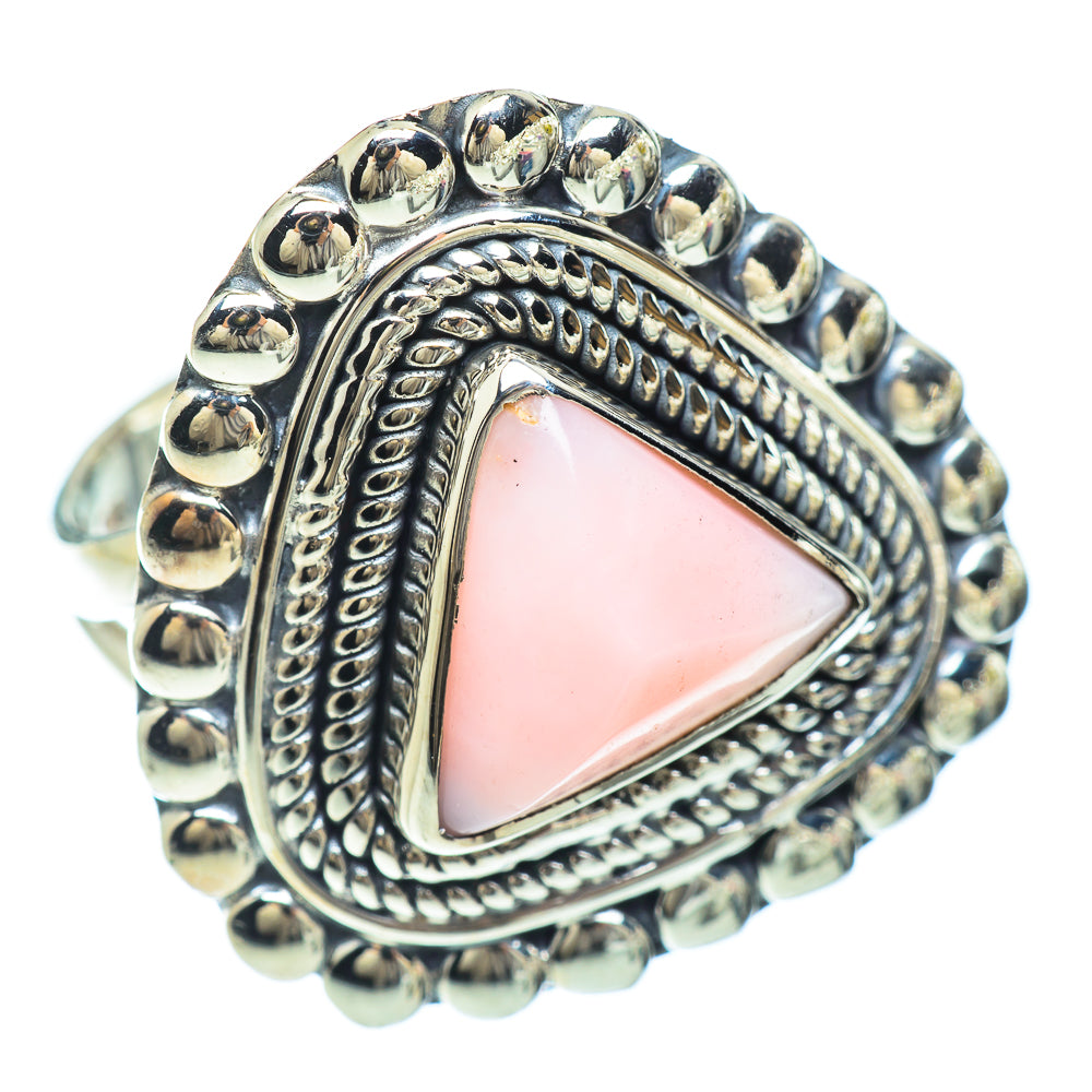Pink Opal Rings handcrafted by Anasilvercos - RING56166