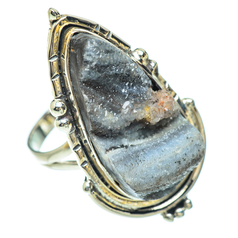 Desert Druzy Rings handcrafted by Anasilvercos - RING56177