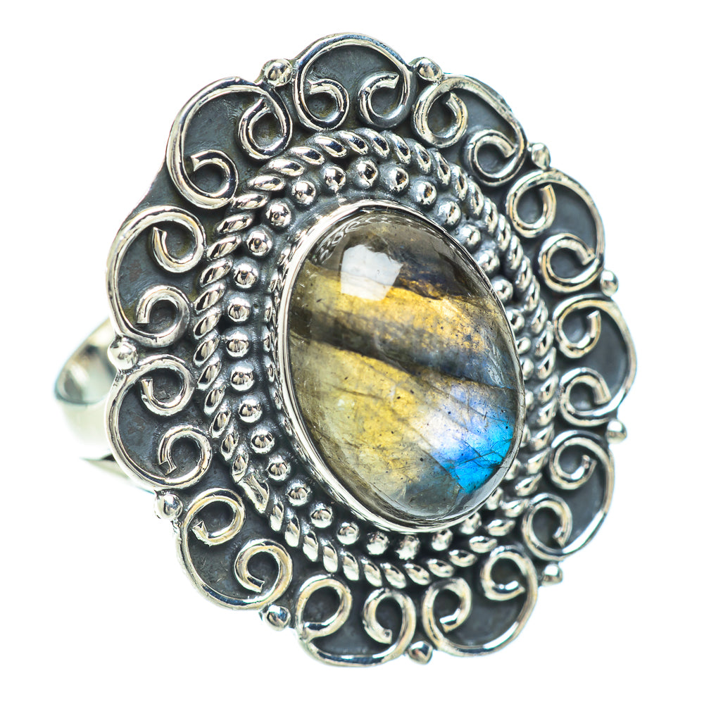Labradorite Rings handcrafted by Anasilvercos - RING56185