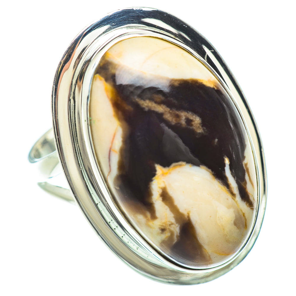 Peanut Wood Jasper Rings handcrafted by Anasilvercos - RING56196