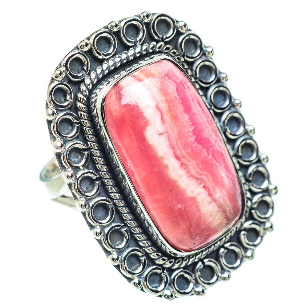 Rhodochrosite Rings handcrafted by Anasilvercos - RING56201