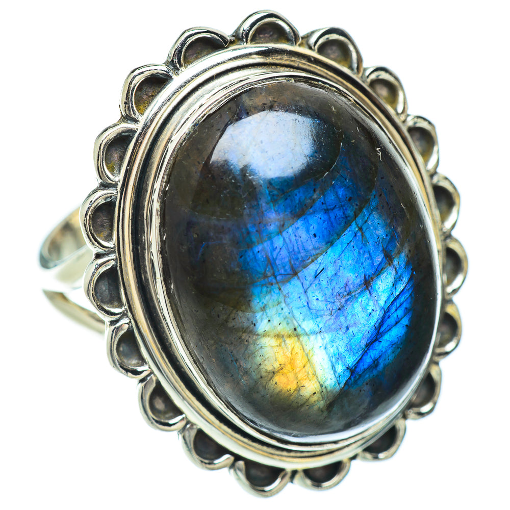 Labradorite Rings handcrafted by Anasilvercos - RING56223