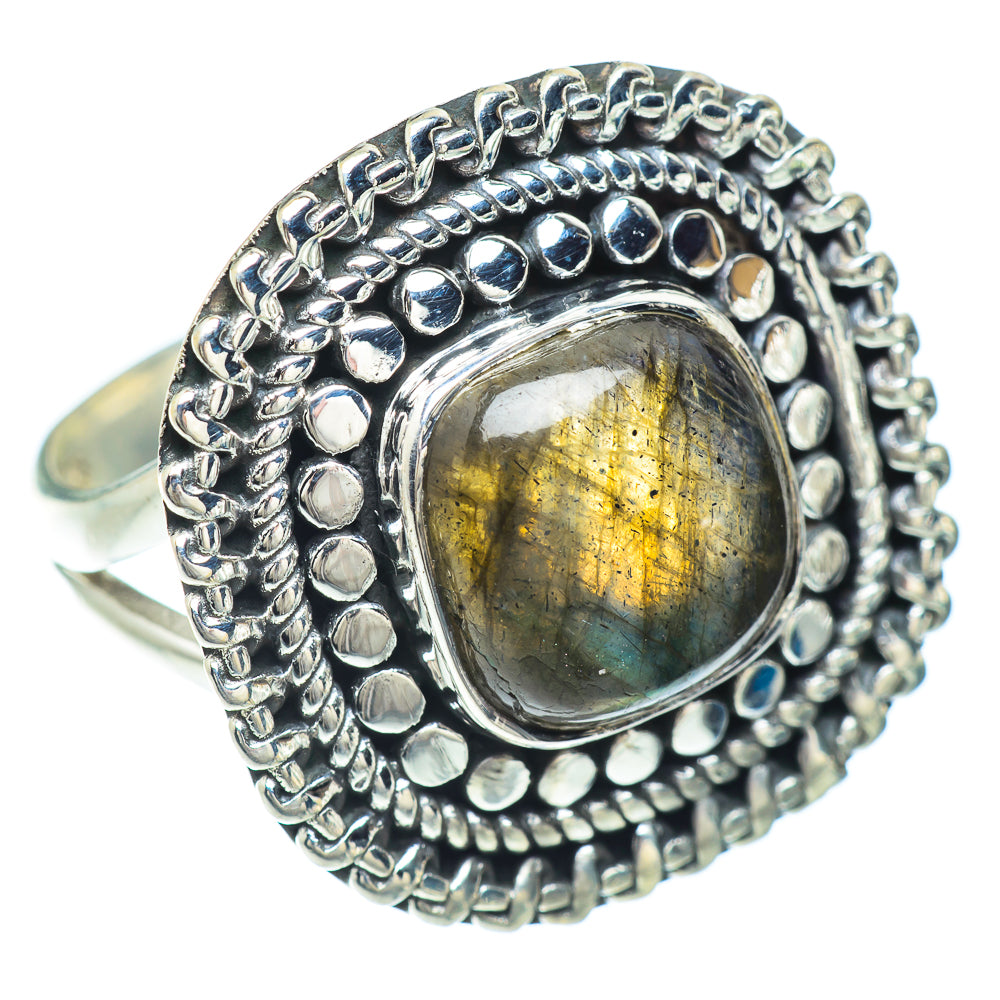 Labradorite Rings handcrafted by Anasilvercos - RING56238