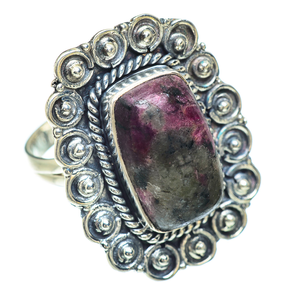 Russian Eudialyte Rings handcrafted by Anasilvercos - RING56253