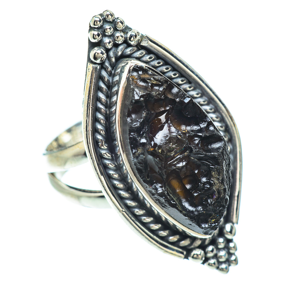 Tektite Rings handcrafted by Anasilvercos - RING56291