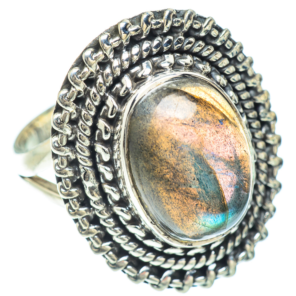 Labradorite Rings handcrafted by Anasilvercos - RING56306