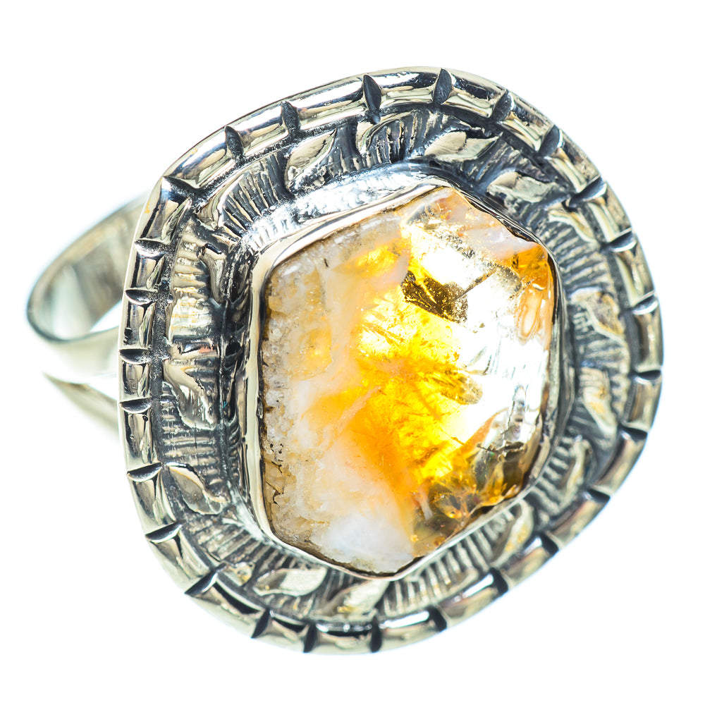 Citrine Rings handcrafted by Anasilvercos - RING56316