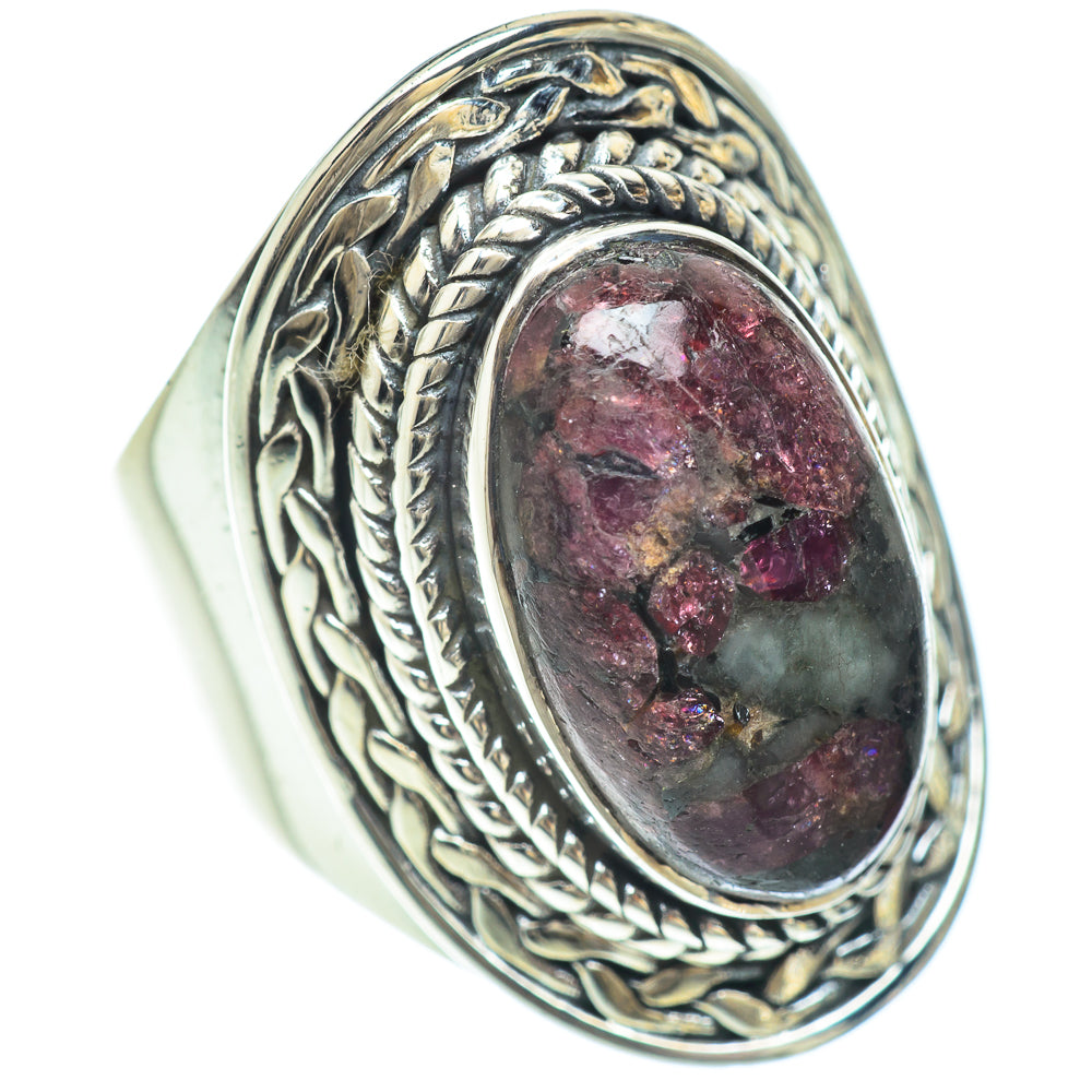 Russian Eudialyte Rings handcrafted by Anasilvercos - RING56321