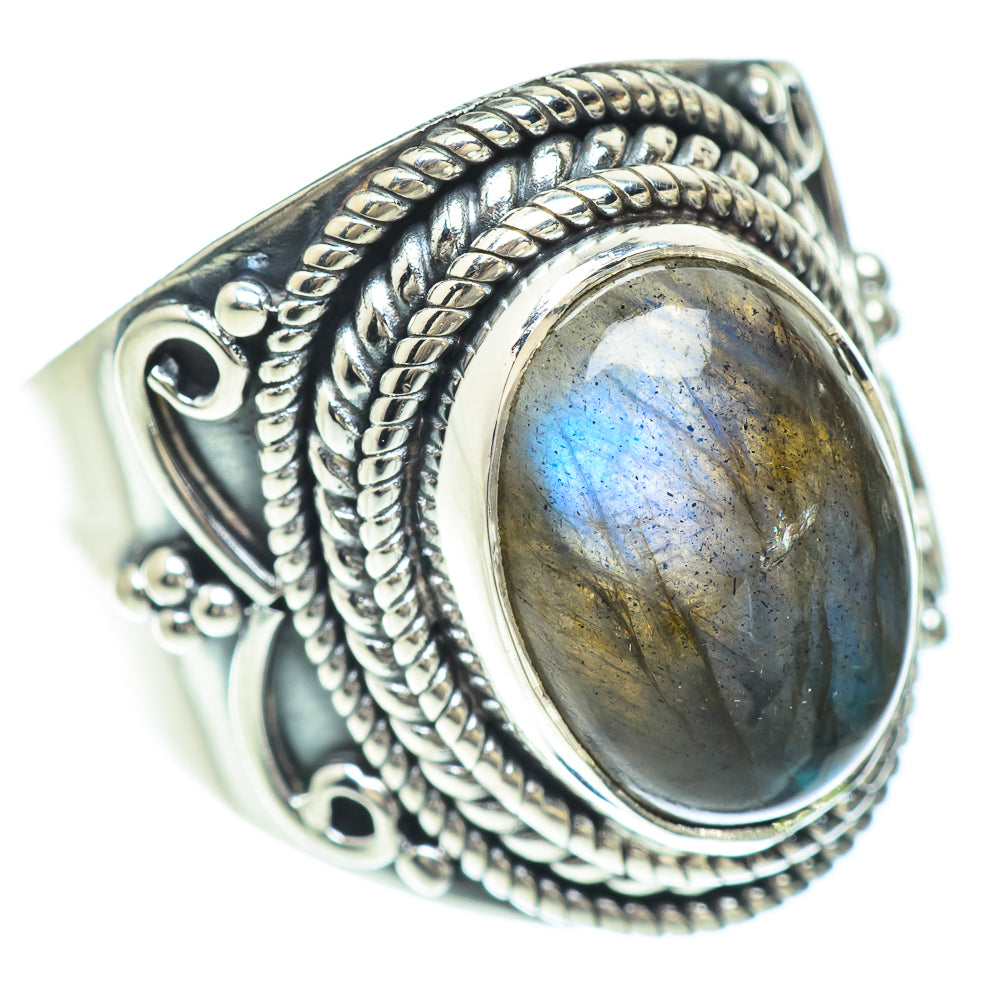 Labradorite Rings handcrafted by Anasilvercos - RING56331