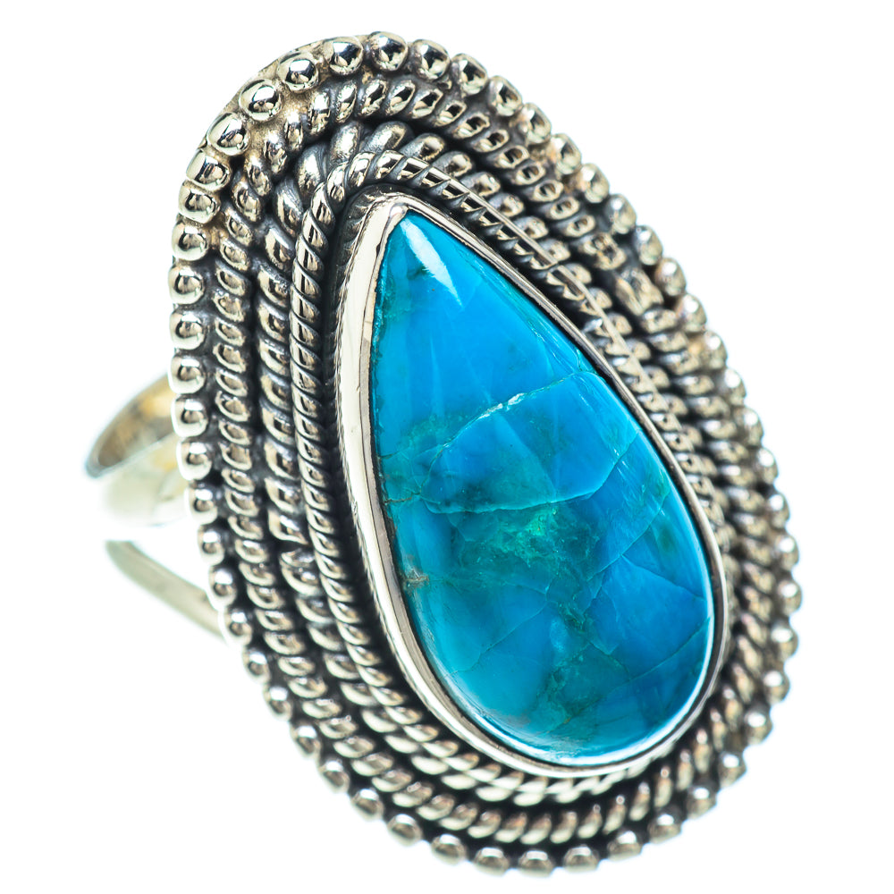 Chrysocolla Rings handcrafted by Anasilvercos - RING56334