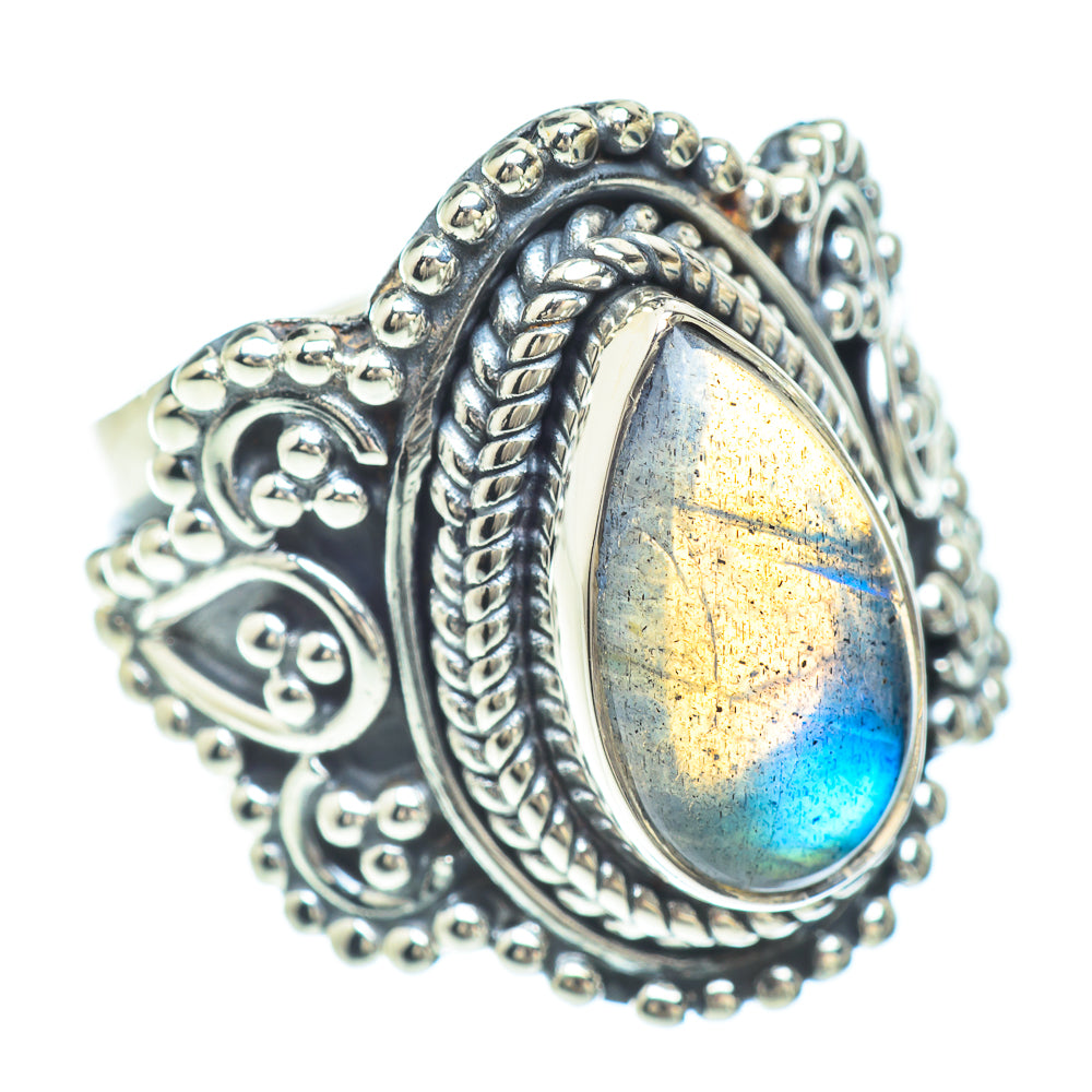 Labradorite Rings handcrafted by Anasilvercos - RING56335