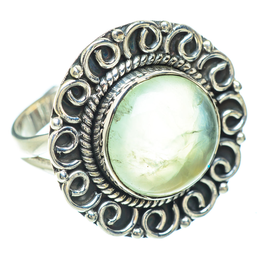 Prehnite Rings handcrafted by Anasilvercos - RING56338