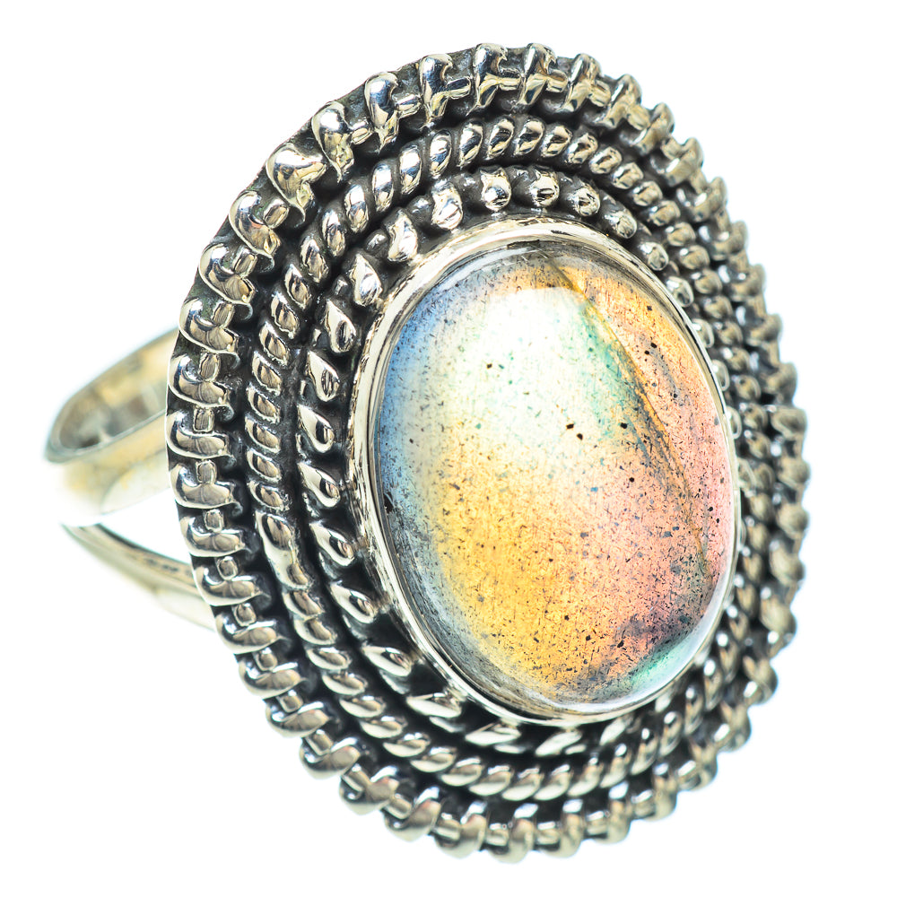 Labradorite Rings handcrafted by Anasilvercos - RING56340