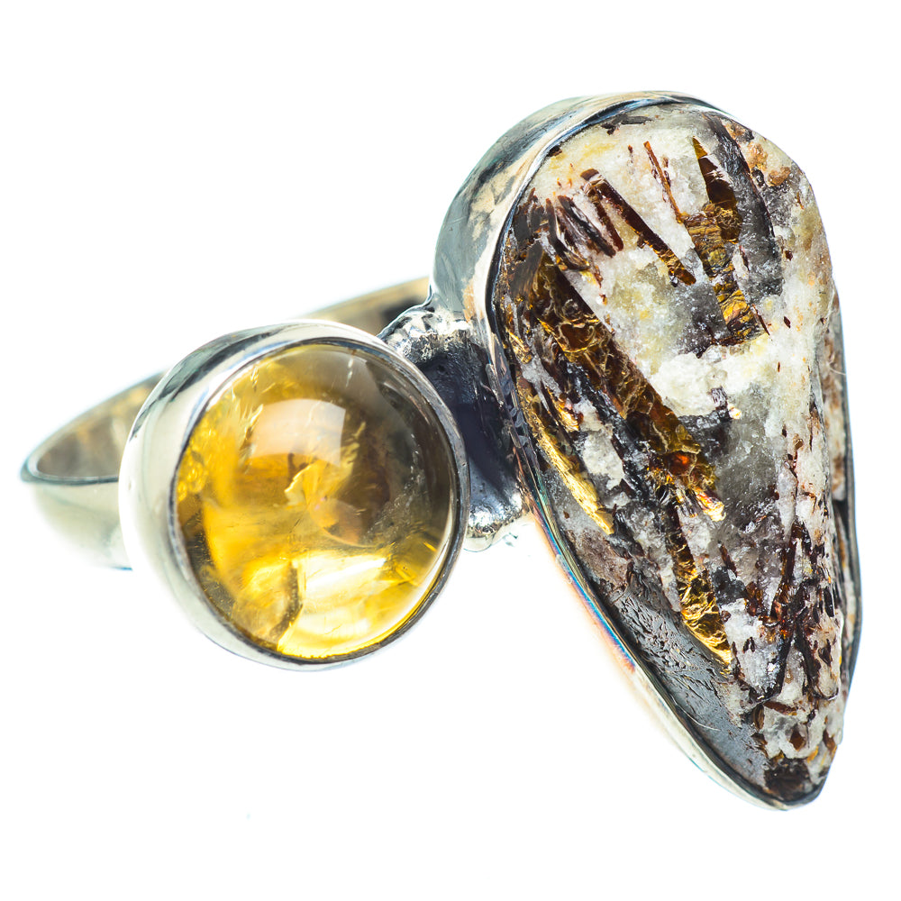 Astrophyllite Rings handcrafted by Anasilvercos - RING56345