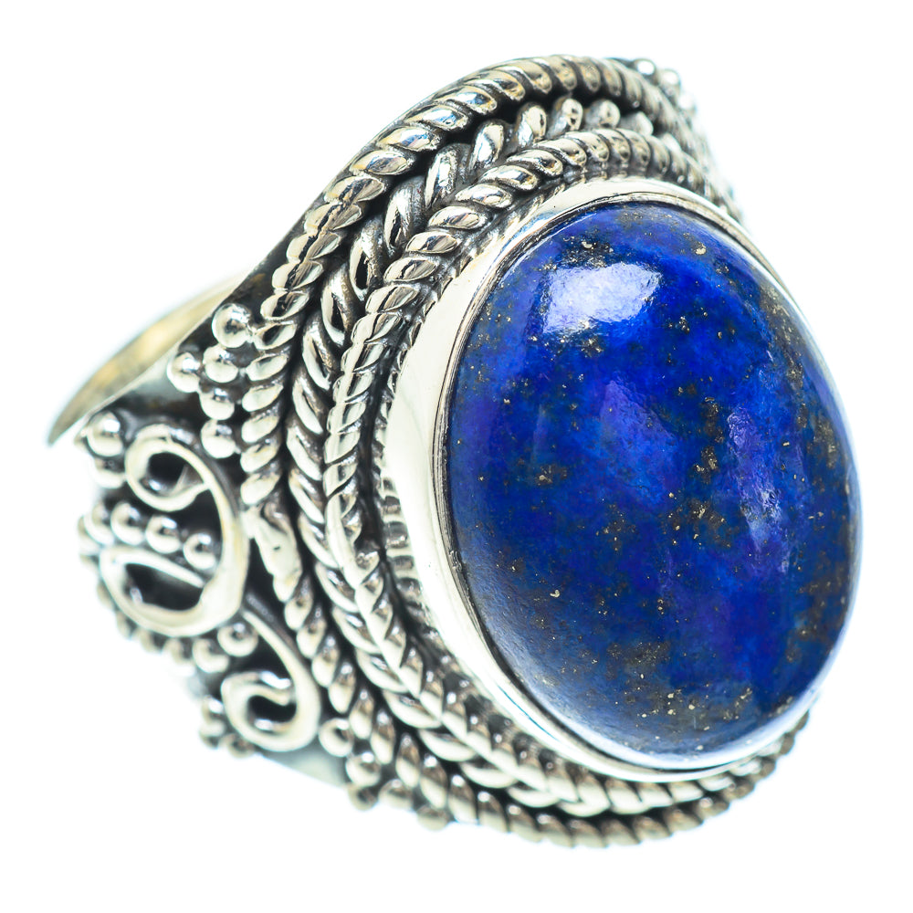 Lapis Lazuli Rings handcrafted by Anasilvercos - RING56361