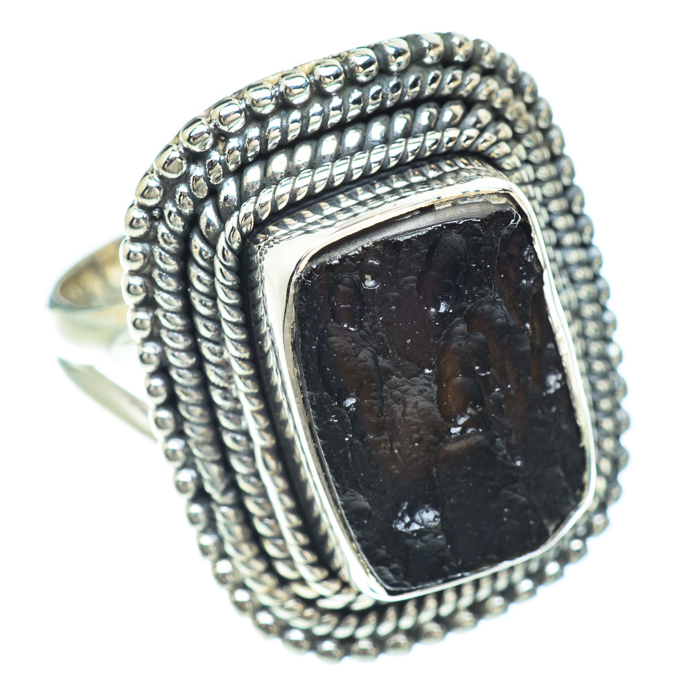 Tektite Rings handcrafted by Anasilvercos - RING56378
