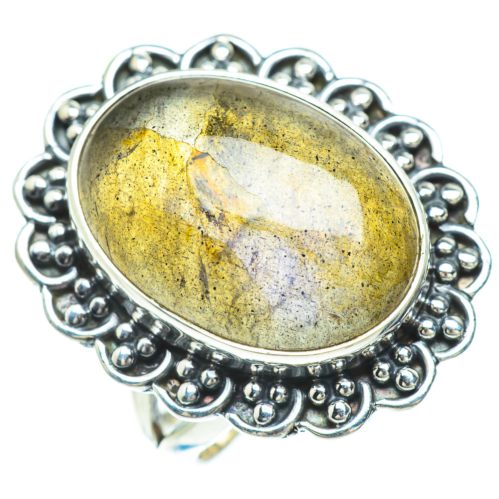 Labradorite Rings handcrafted by Anasilvercos - RING56389